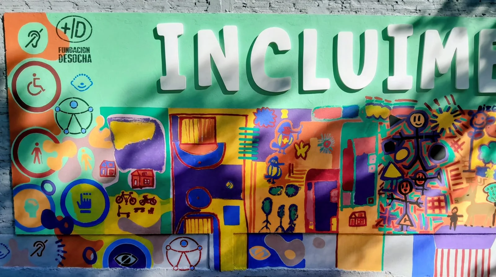 Mural comunitario Incluime