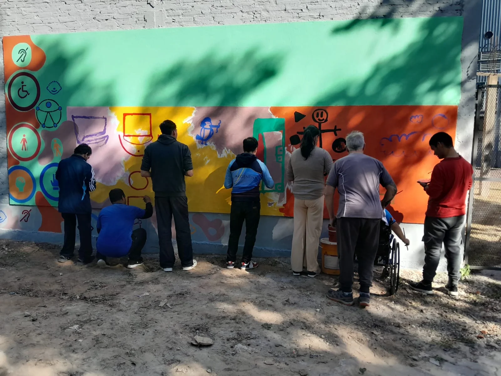 Realización de un mural inclusivo
